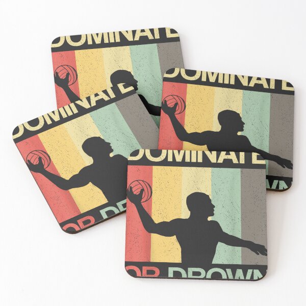 Item preview, Water Polo Dominate Or Drown Funny Waterpolo Sport Player  designed and sold by HeatherCWolf.