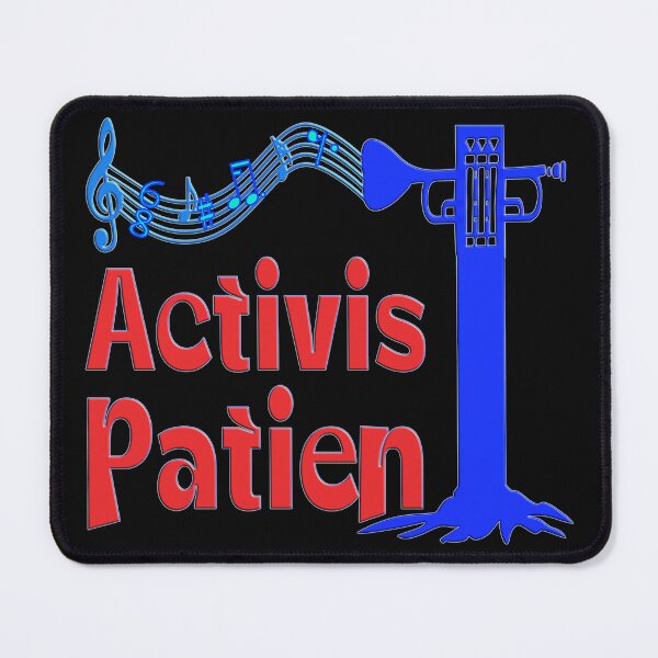 Item preview, Incomparable Abstract Activist Patient Trumpet Tree - Dynamic Motivational Artwork for fighting Illness - special gift for all chronically patients and especially for musicians diabetic patients. designed and sold by Ralek.