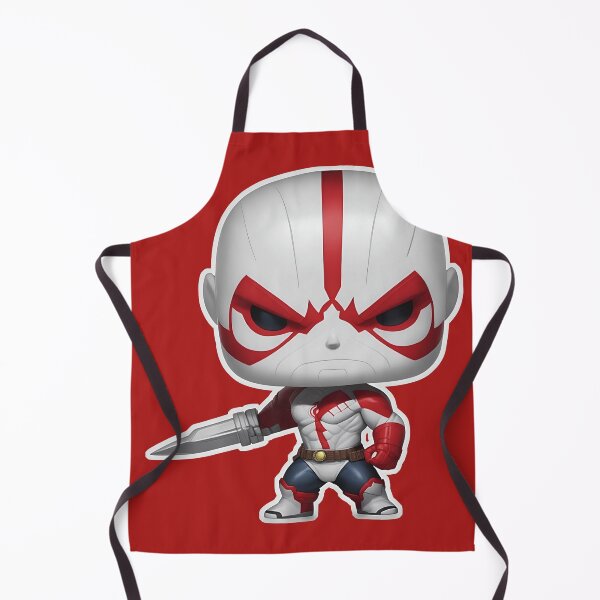 Item preview, Drax Guardian of the Galaxy Funko Red Background designed and sold by Crazy4Graphics.
