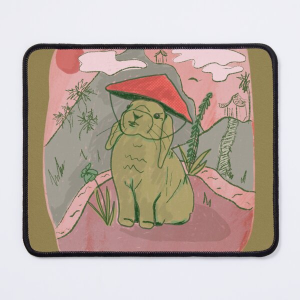 Item preview, Bunny in Hat Art Print designed and sold by MadiervArt.