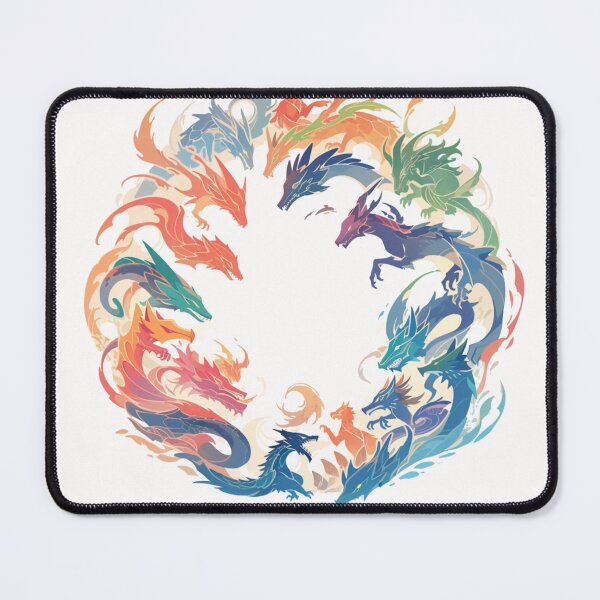 Item preview, The Dragon Circle- tshirt deisgn designed and sold by HydraDreams.