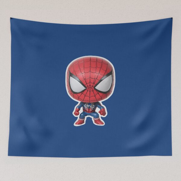 Item preview, Spidey Funko Blue Background designed and sold by Crazy4Graphics.
