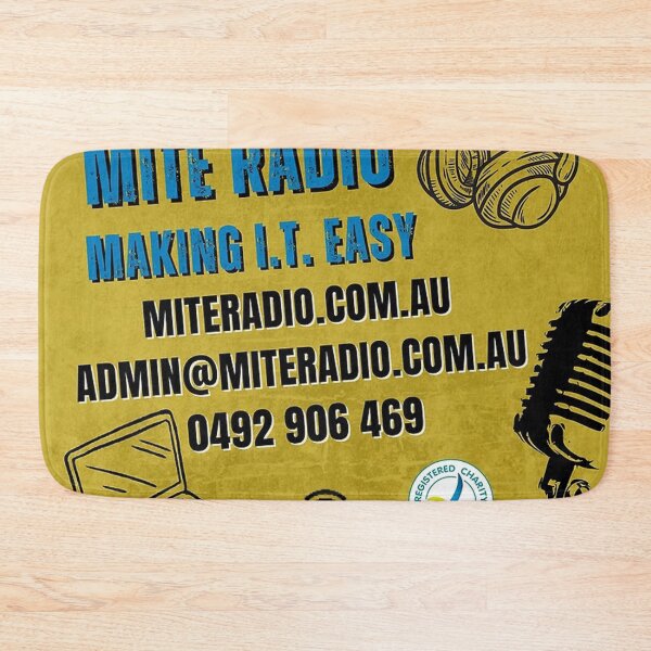 Item preview, MITE Radio Gold Logo Print designed and sold by gracillisJeane.