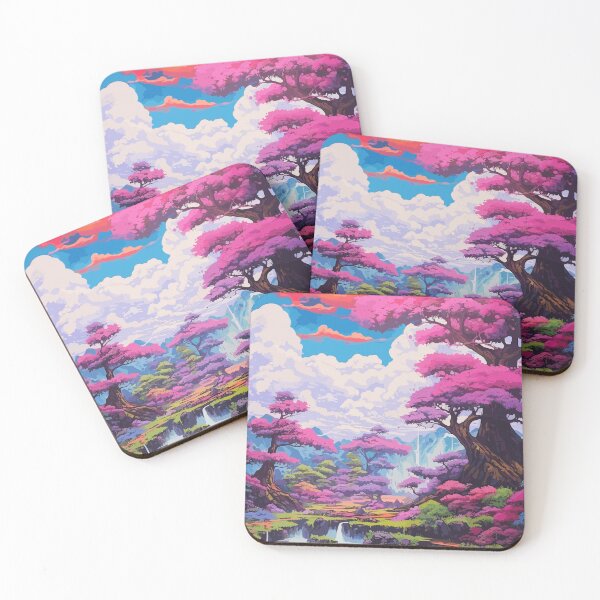 Item preview, Isekai Fantasy Cherry Blossom Sakura Tree  Anime Landscape Japan Art designed and sold by Art-Jiyuu.