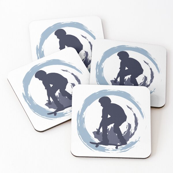 Item preview, Minimalist Skateboarder 1 designed and sold by TheFOL.
