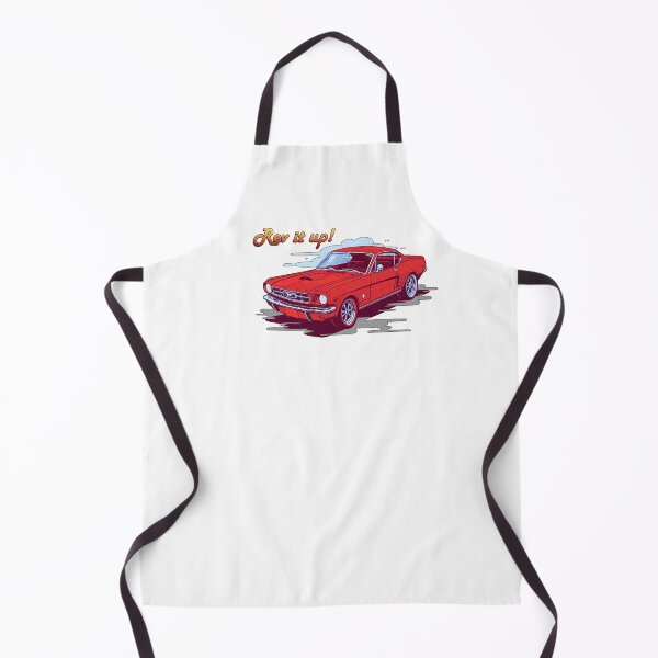 Item preview, Muscle Car Ford Mustang - Red Street Machine Hot Rod - Rev It Up! designed and sold by Tabble-Dabble.