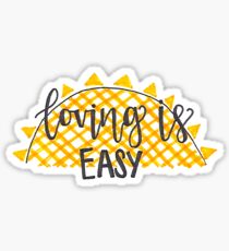 "Loving Is Easy" Rex Orange County Sticker