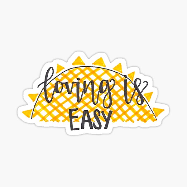 Item preview, "Loving Is Easy" Rex Orange County designed and sold by 13msm.