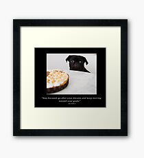 Stay Focused Motivational Poster Framed Print