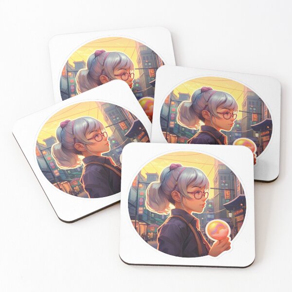 Item preview, Profile of a girl with a lollipop designed and sold by abmkf.