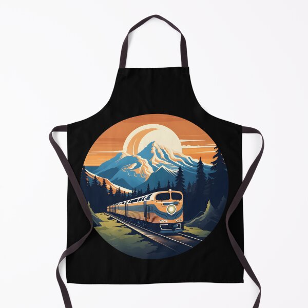Artikelvorschau, Rocky Mountaineer Train: Evening Mountain Ride | Vintage Design entworfen und verkauft von BNCH44.
