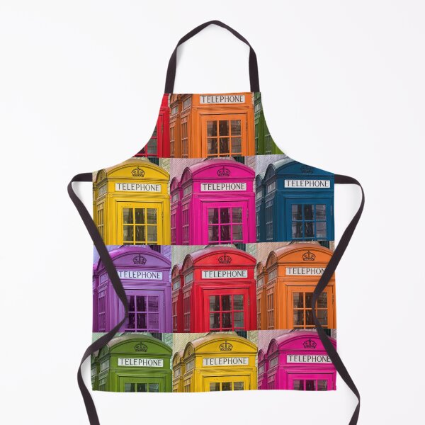 Item preview, Multicoloured Telephone Box designed and sold by assaf.