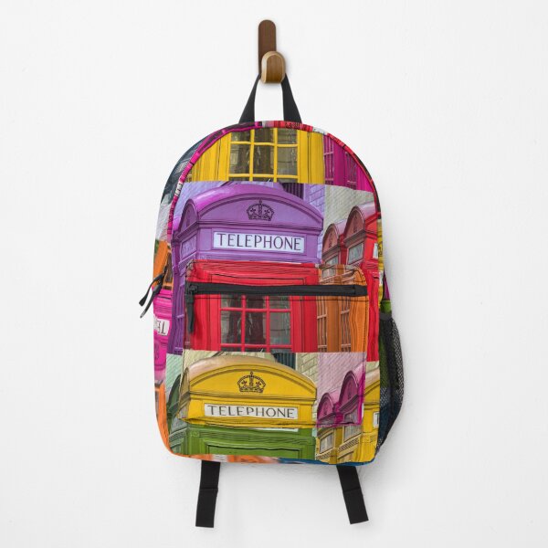 Item preview, Multicoloured Telephone Box designed and sold by assaf.