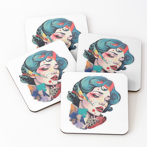 Item preview, Creative girl face designed and sold by abmkf.