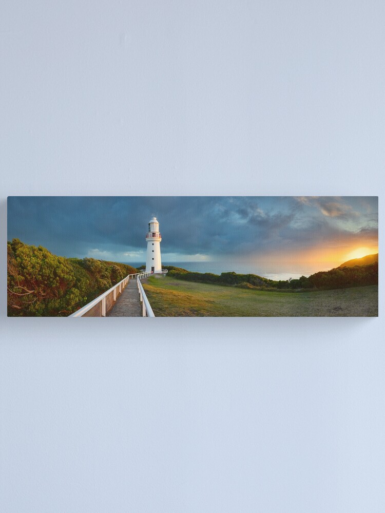 Thumbnail 1 of 3, Canvas Print, Cape Otway Lighthouse, Great Ocean Road, Victoria, Australia designed and sold by Chockstone.
