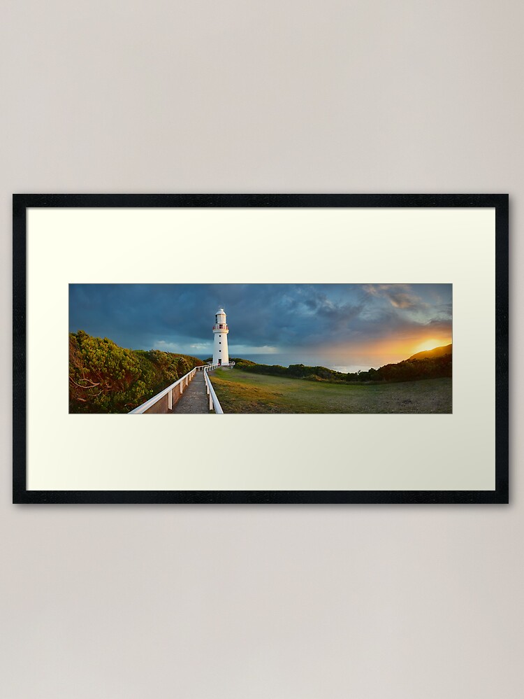 Thumbnail 1 of 7, Framed Art Print, Cape Otway Lighthouse, Great Ocean Road, Victoria, Australia designed and sold by Chockstone.