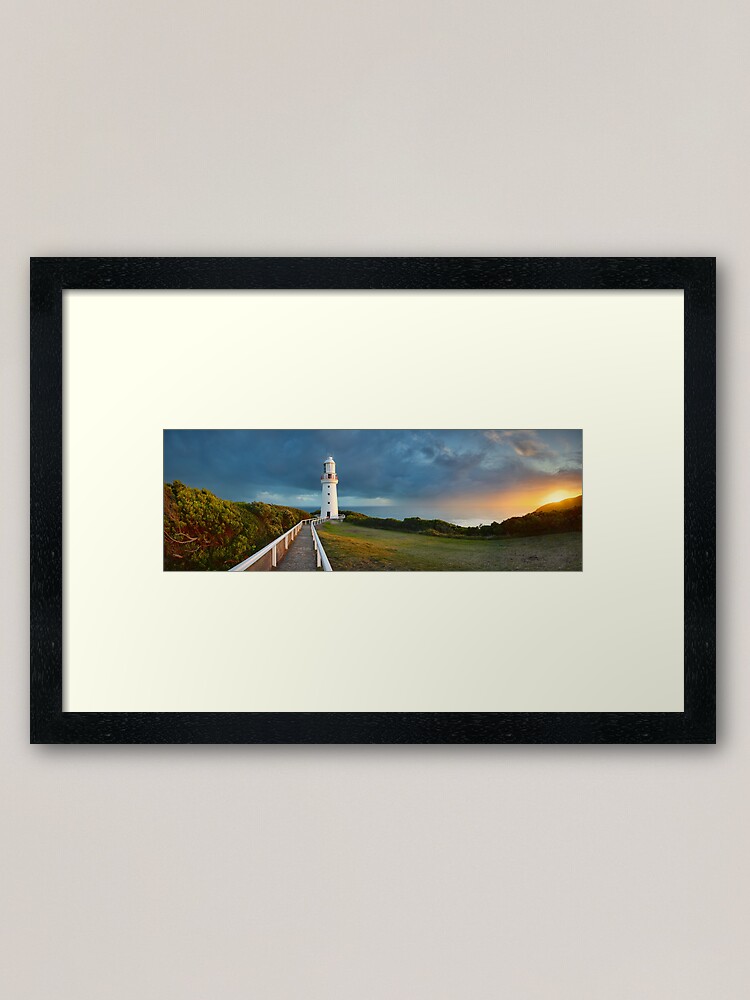 Thumbnail 1 of 7, Framed Art Print, Cape Otway Lighthouse, Great Ocean Road, Victoria, Australia designed and sold by Chockstone.