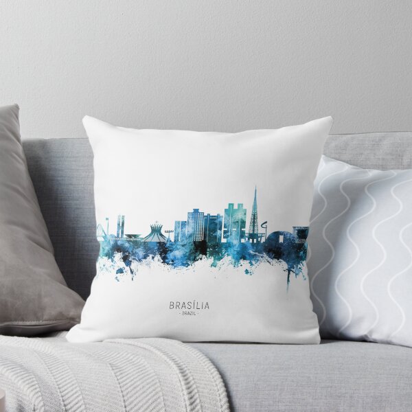 Artikelvorschau, Skyline von Brasilia, Brasilien entworfen und verkauft von ArtPrints.