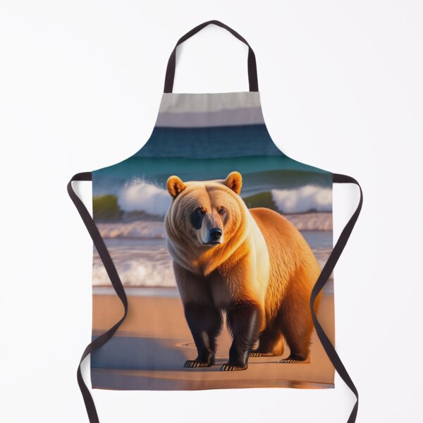 Item preview, Bear enjoying the sun in the beach designed and sold by Magical-bear.