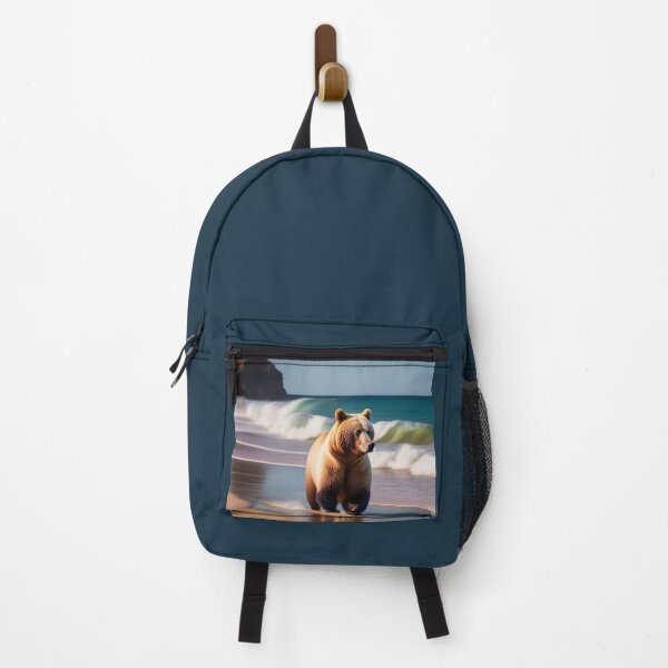 Item preview, Bear is walking at the beach enjoying the wave designed and sold by Magical-bear.