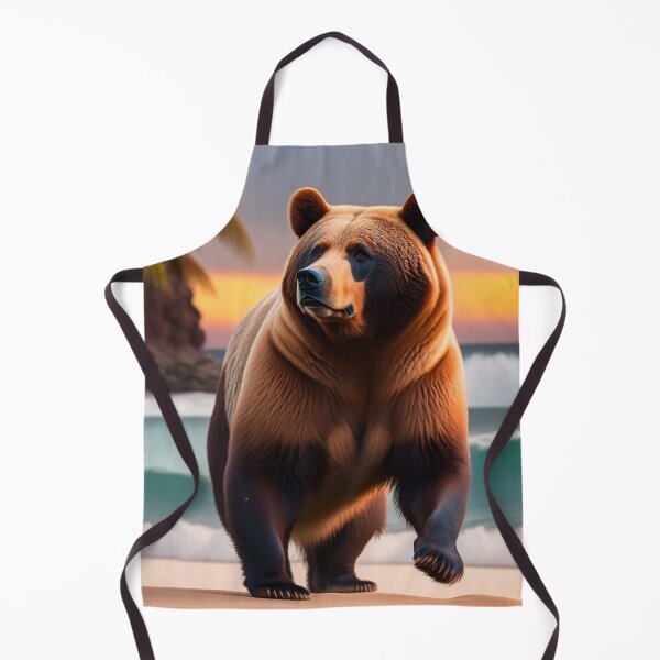 Item preview, The Hero Bear on the Beach, enjoying the breeze and wave designed and sold by Magical-bear.