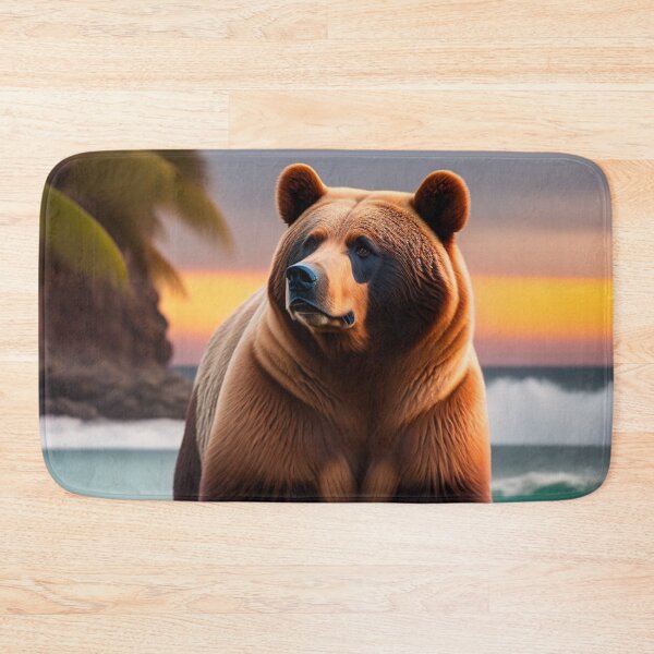 Item preview, The Hero Bear on the Beach, enjoying the breeze and wave designed and sold by Magical-bear.