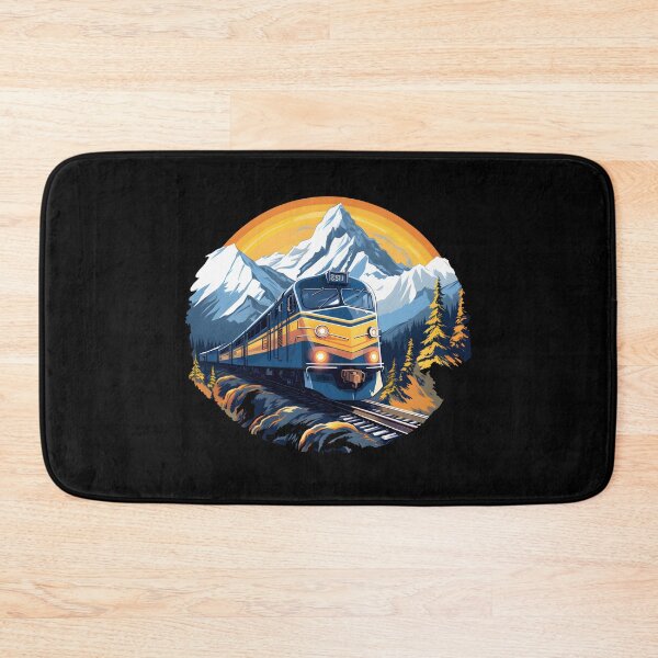Item preview, Rocky Mountaineer Train: Snowy Mountain Adventure | Pop Art Inspired designed and sold by BNCH44.