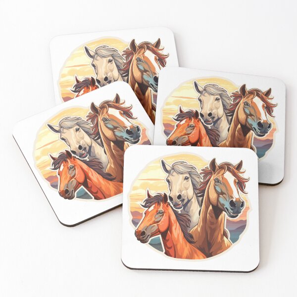Item preview, Wild horses beauty animals designed and sold by SmileshareShop.