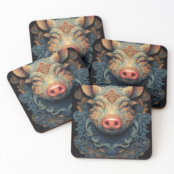 Item preview, Chinese Zodiac Sign Year of the Pig designed and sold by MoodPixels.