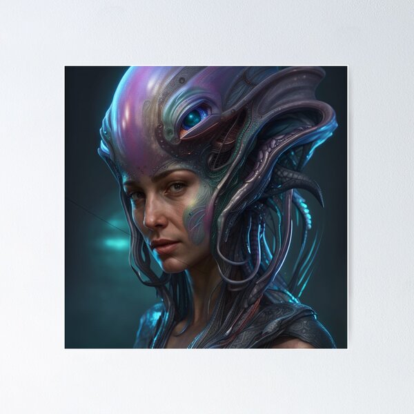 Female Alien Hybrid Poster