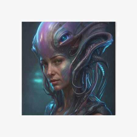 Female Alien Hybrid Art Board Print