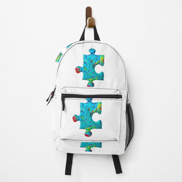 Item preview, Mesmerising Jigsaw Puzzle Piece, Turquoise designed and sold by Do-GoodPuzzler.