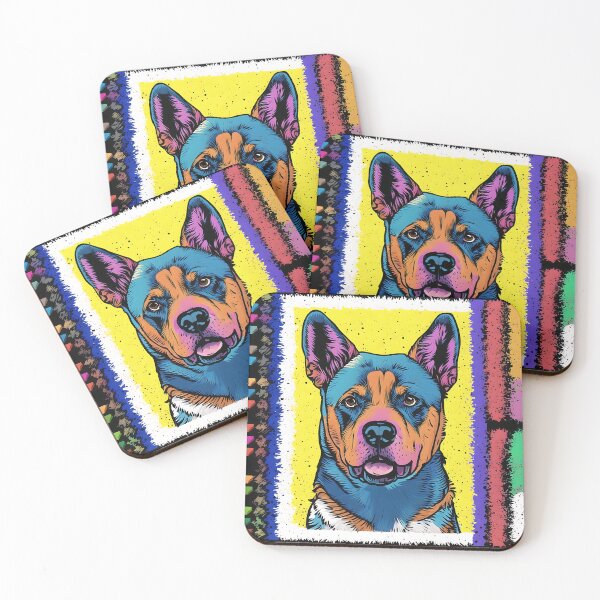 Item preview, ''Dog, digital painting, comics style'' designed and sold by OsvaldoRamosArt.