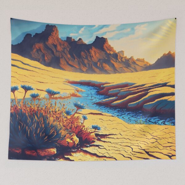 Item preview, Wondering the Genn Desert - Nature Landscape designed and sold by Kijiermono.
