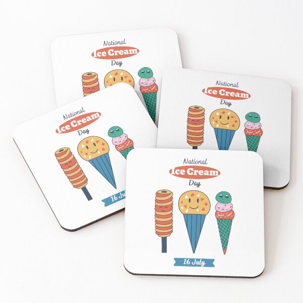 Item preview, national ice cream day designed and sold by Berouita studio .