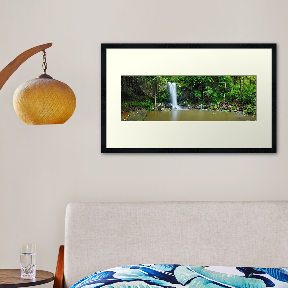 Curtis Falls, Tamborine National Park, Queensland Framed Art Print