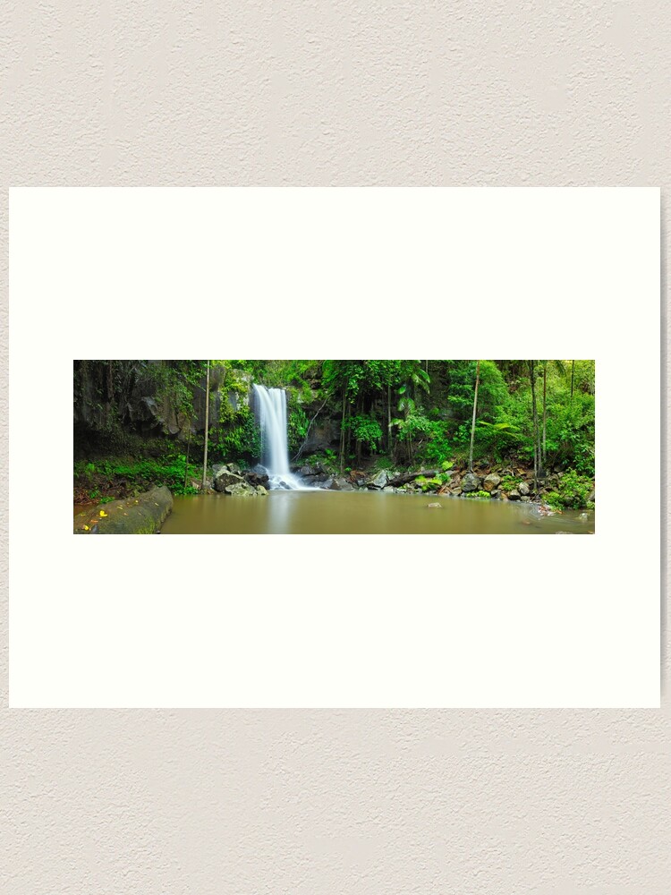 Alternate view of Curtis Falls, Tamborine National Park, Queensland Art Print