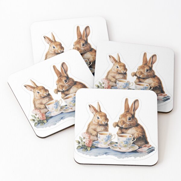 Item preview, Rabbits with cups designed and sold by abmkf.