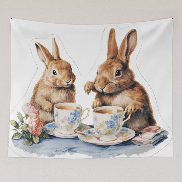 Item preview, Rabbits with cups designed and sold by abmkf.