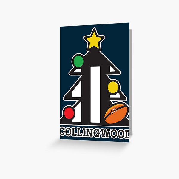Aperçu de l'œuvre Joyeux Noël Collingwood ”Idée cadeau de Noël, s, leggings, masque, tablier, sac écologique, téléphone c créée et vendue par KeyKingz.