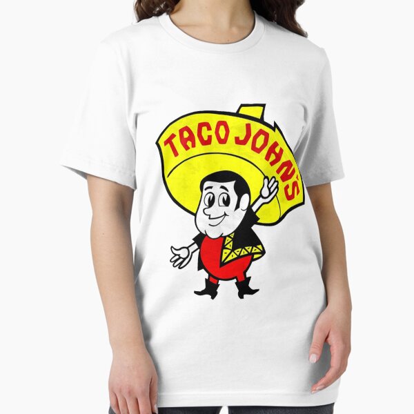 Vista previa del artículo con la obra «Personaje de la mascota del restaurante de comida mexicana Taco John's Vintage Difunt 60s», diseñado y vendido por pattAndersone.