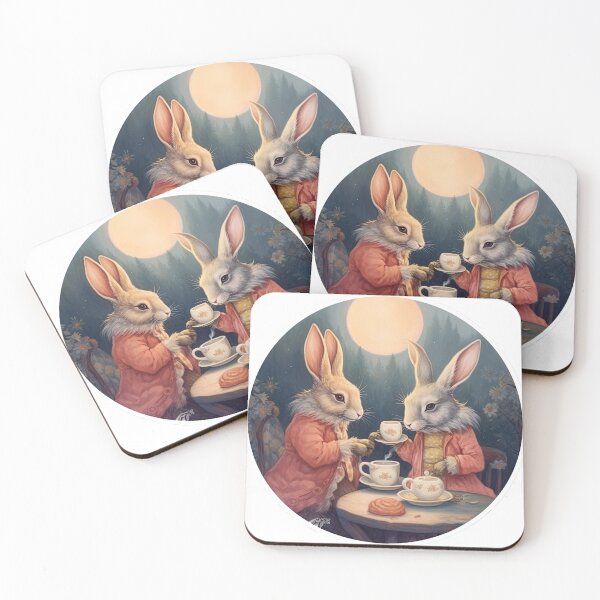 Artikelvorschau, Bunnies drink tea entworfen und verkauft von abmkf.