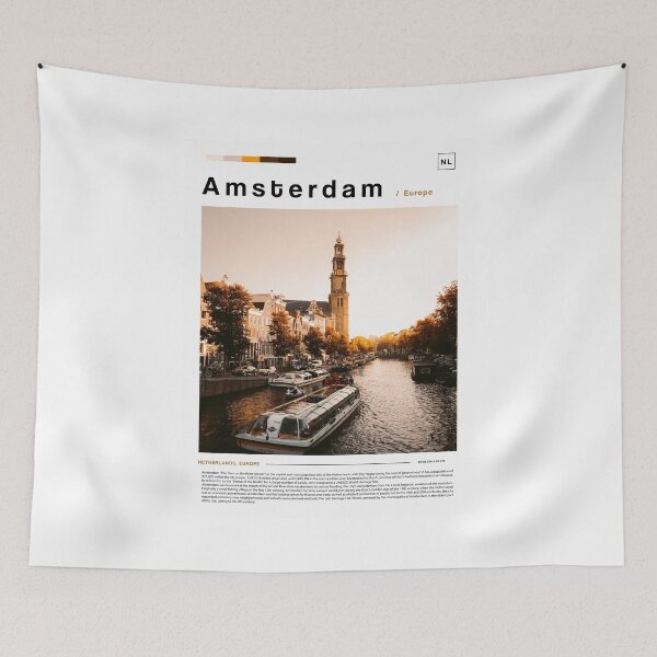 Item preview, amsterdam poster landscape designed and sold by paulrommer.