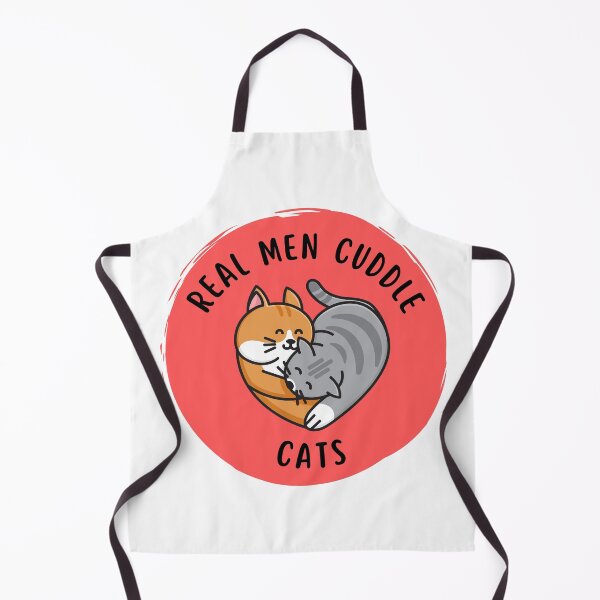 Item preview, Real men cuddle cats - Cat lover designed and sold by fashion-label.