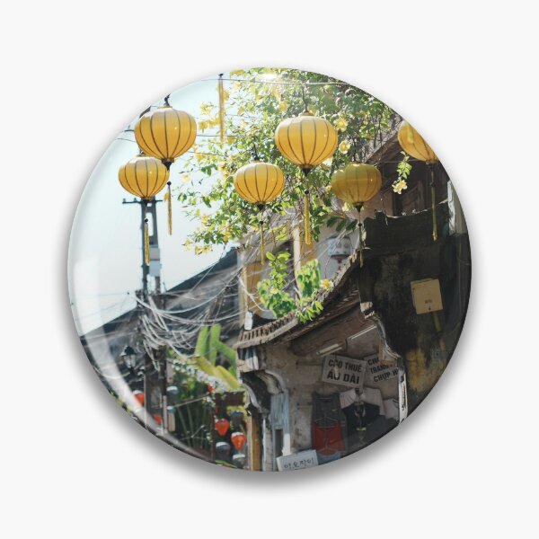 Item preview, A street in Hoi An ancient town in an early summer morning with the yellow lantern designed and sold by Hội An Photographer.