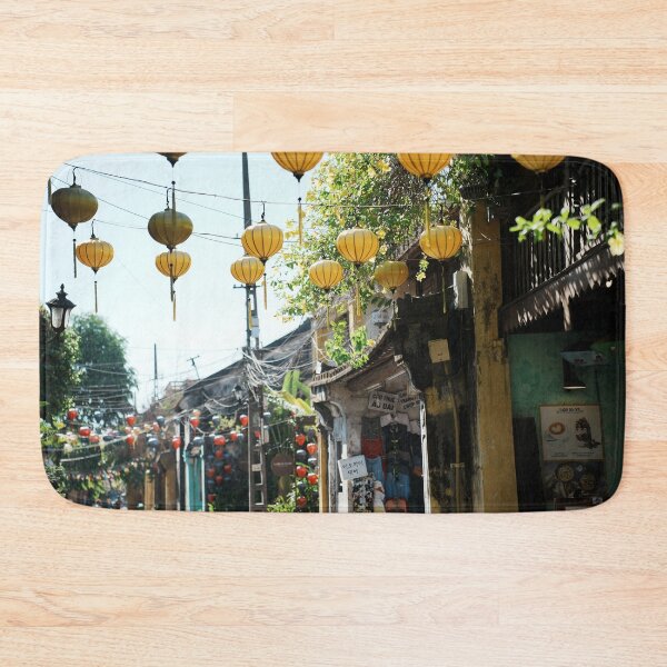 Item preview, A street in Hoi An ancient town in an early summer morning with the yellow lantern designed and sold by Hội An Photographer.