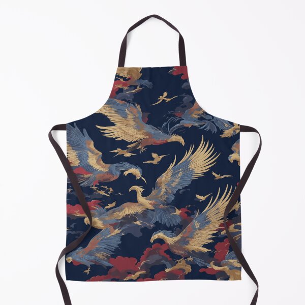 Item preview, Birds in Blue, Black, Gold, and Red - A Captivating Painting Experience designed and sold by AFUNARTZ.