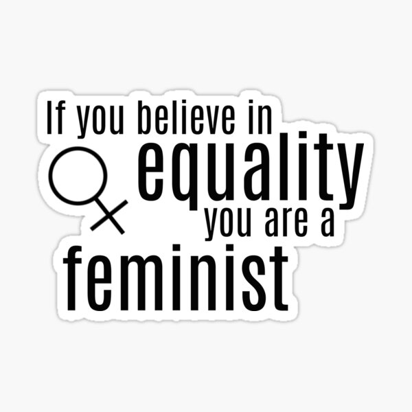 Vista previa del artículo con la obra «Feminista», diseñado y vendido por nyah14.