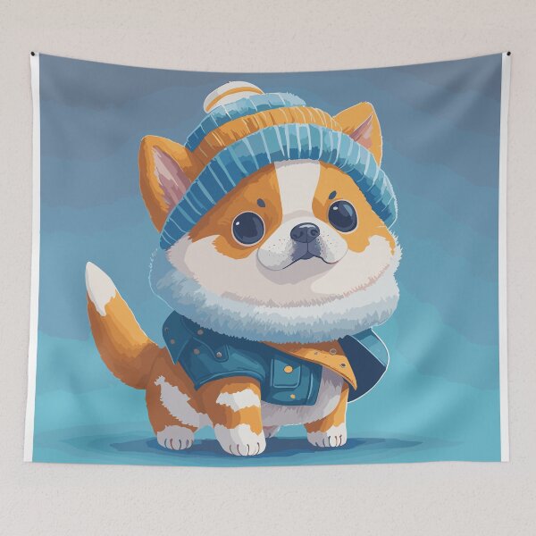 Item preview, Cute Dog Winter | Perfect Gift designed and sold by Szalone-Zakupy.