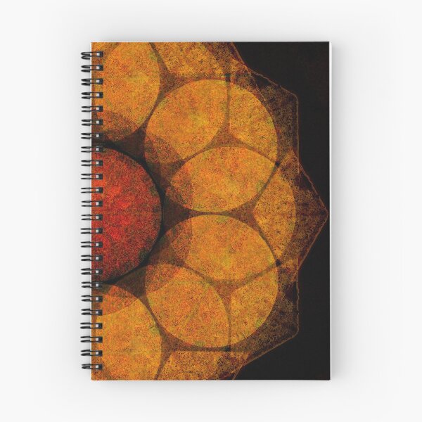 Artikelvorschau, Ein Mandala-inspiriertes Bild mit warmen Tönen und kiesiger Textur entworfen und verkauft von ThomMorris.